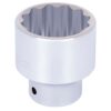 Jet 673650 3/4" DR x 50mm 12 Point Regular Chrome Socket