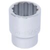 Jet 674224 1" DR x 1-1/2" 12 Point Regular Chrome Socket