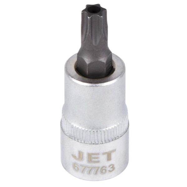 Jet 677763 38 Drive x T40 S2 TamperProof TORX Bit Socket Jet 677763 3/8" Drive x T40 S2 TamperProof TORX Bit Socket