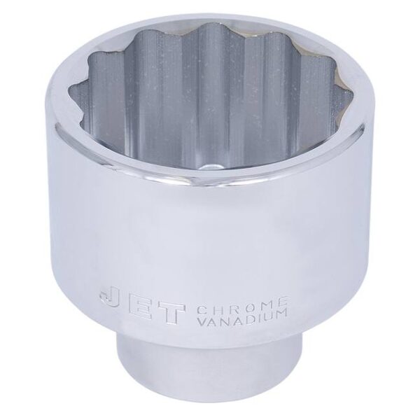 Jet 674250 1" Drive x 3-1/8" 12 Point Regular Chrome Socket