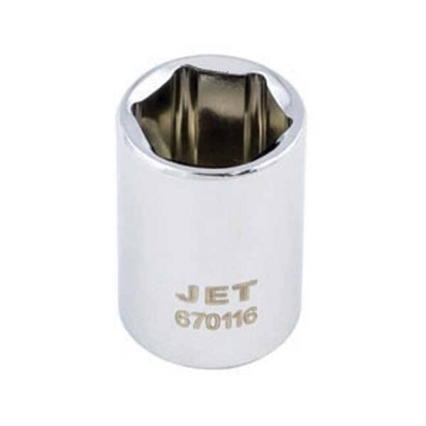 Jet Regular Chrome Socket - 6 Point Jet Regular Chrome Socket - 6 Point
