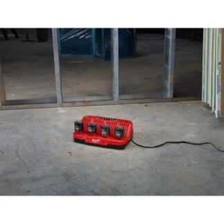 Milwaukee 48-59-1204 M12 Four Bay Sequential Charger104 In Use 3