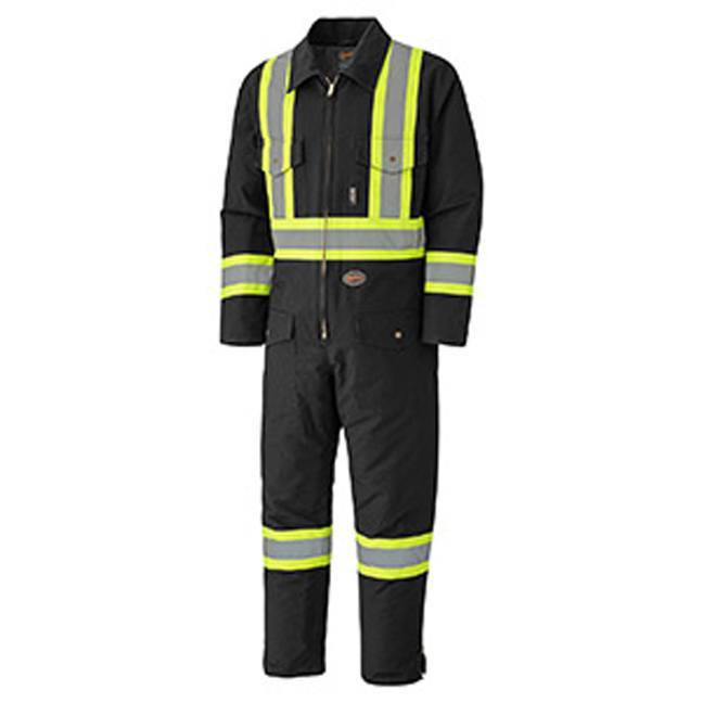 pioneer 5539bka v206097 quilted cotton duck safety coverall pioneer coverall size chart