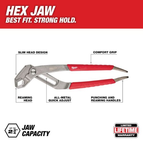 Milwaukee 48-22-6212 12" Hex-Jaw Pliers