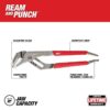 Milwaukee 48-22-6310 10" Straight-Jaw Pliers Milwaukee 48-22-6310 10" Straight-Jaw Pliers