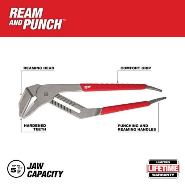 Milwaukee 48-22-6320 20" Straight-Jaw Pliers Milwaukee 48-22-6320 20" Straight-Jaw Pliers