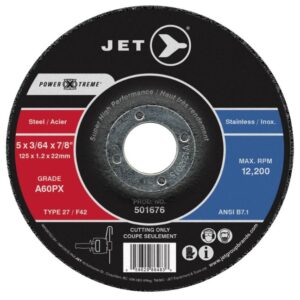 Jet 501676 5 x 3/64 x 7/8" A60PX T27 POWERXTREME Cut-Off Wheel
