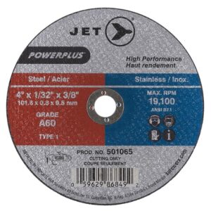 Jet 501065 4 x 1/32 x 3/8 A60 T1 POWERPLUS Cut-Off Wheel
