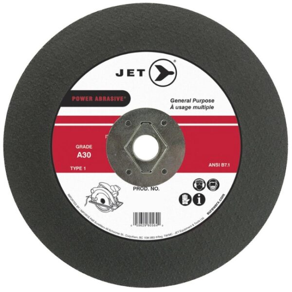 Jet 501217 10 x 3/32 x 5/8 A30 T1 POWER ABRASIVE Cut-Off Wheel