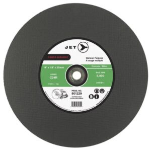 Jet 501229 14 x 1/8 x 20mm C24R T1 POWER ABRASIVE Cut-Off Wheel