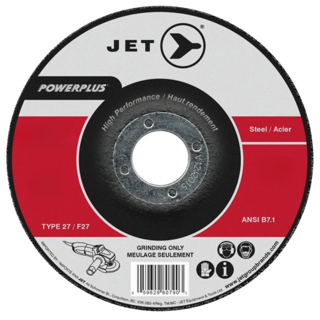 Jet 500432 6″ x 1/4″ x 7/8″ A24R T27 POWERPLUS Grinding Wheel