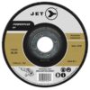 Jet 500568 4-12 x 14 x 78 AL24 T27 POWERPLUS NF Grinding Wheel for Aluminum Jet 500568 4-1/2" x 1/4" x 7/8" AL24 T27 POWERPLUS NF Grinding Wheel for Aluminum