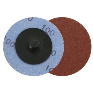 Jet 502130 2" A180 Aluminum Oxide Cloth Back Sanding Disc - Type R Mount