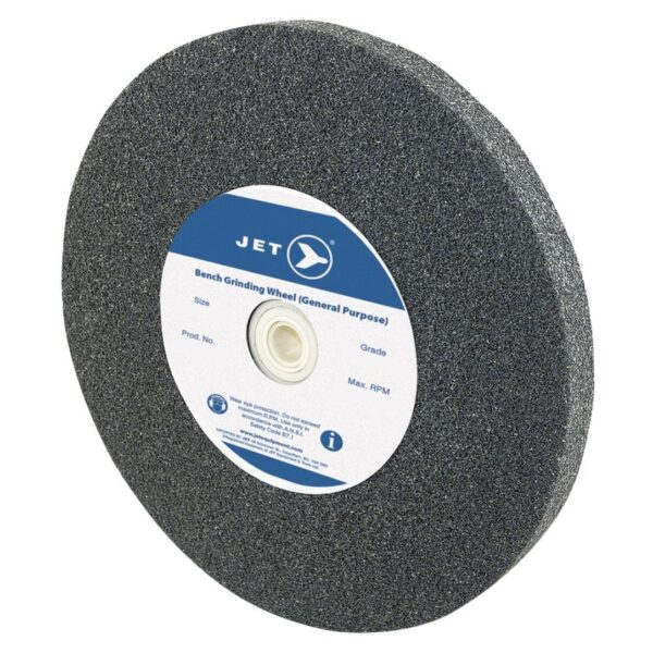 Jet 522264 A875M 8" x 3/4" x 1" A46 - Medium Bench Grinding Wheel - Aluminum Oxide