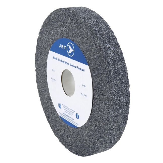 Jet 522375 12 x 2 x 1-12 A60 Bench Grinding Wheel - Aluminum Oxide