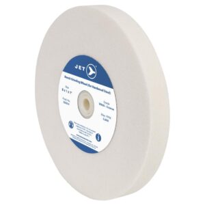 Jet 522514 8" x 1" x 1" WA60 Bench Grinding Wheel - White Aluminum Oxide