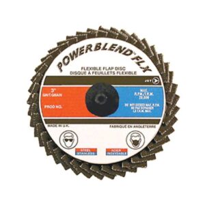 Jet 502067 2" Z120 POWERBLEND FLX Roll-on Flap Disc - Type R Mount