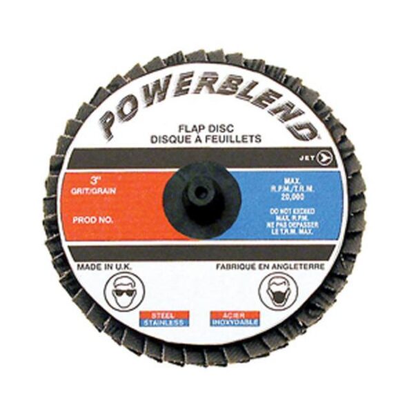 Jet POWERBLEND MIni-Mite Flap Disc - Type R Mount