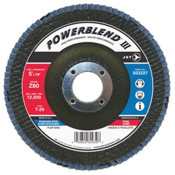 Jet POWERBLEND T29 Zirconia Flap Discs