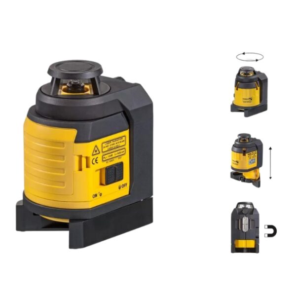 Stabila 03360 LAX400 Pro Liner Multi-Line Self Leveling Laser (3) Stabila 03360 LAX400 Pro Liner Multi-Line Self Leveling Laser