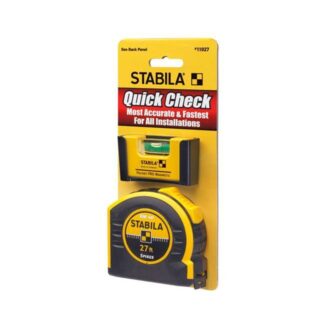 Stabila 11927 Quick Check Pocket Pro Level Plus 27ft Tape