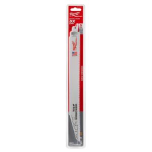 Milwaukee 48-00-5711 2" 7/11 TPI WRECKER Multi-Material SAWZALL Blade 5-Pack
