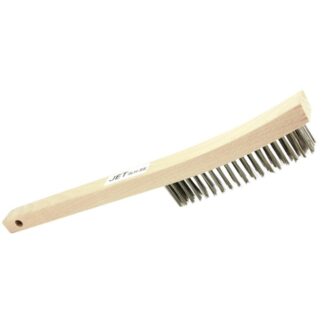 Jet 551112 4LHSS 4 Row, Long Handle, Stainless Steel Scratch Brush