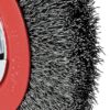 Jet 550125 101F-3M 6" x 1" x 0.14" (Medium) Crimped Wire Wheel for Bench Grinders
