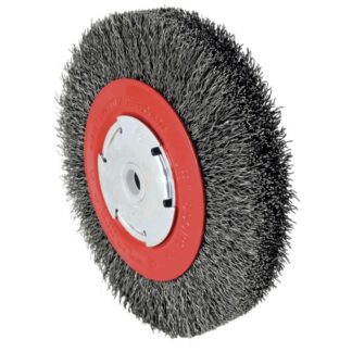 Jet 550125 101F-3M 6" x 1" x 0.14" (Medium) Crimped Wire Wheel for Bench Grinders