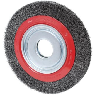 Jet 550133 101C-3M 7" x 1-1/4" x .014" (Medium) Crimped Wire Wheel for Bench Grinders