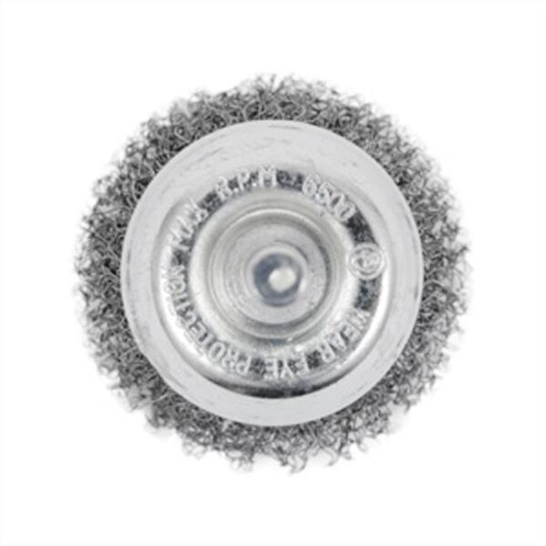Jet 550701 2 x 1/4" Shaft Mounted Crimped Cup Brush Jet 550701 2 x 1/4" Shaft Mounted Crimped Cup Brush