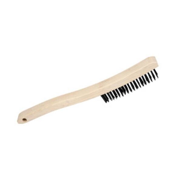 Jet 551102 4 Row, Long Handle, Carbon Steel Scratch Brush
