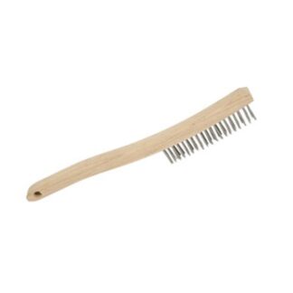 Jet 551111 3 Row, Long Handle, Stainless Steel Scratch Brush