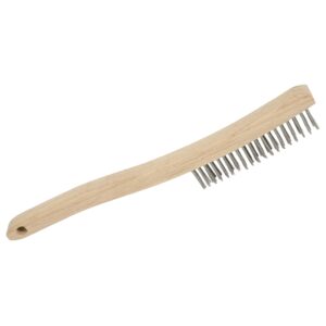 Jet 551111 3LHSS 3 Row, Long Handle, Stainless Steel Scratch Brush