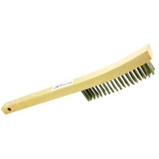 Jet 551112 4 Row, Long Handle, Stainless Steel Scratch Brush