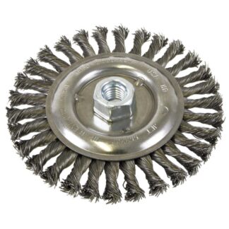 Jet 553302 6K123-T 6" x 1/2" x 5/8-11NC Knot Wire Wheel Threaded