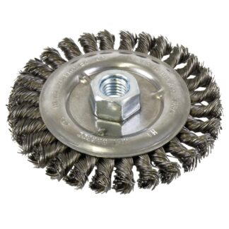 Jet 553322 5K123-T 5" x 1/2" x 5/8-11NC Knot Wire Wheel Threaded