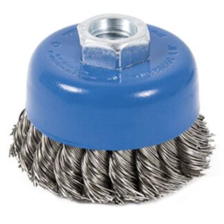 Jet 553683 3 x 5/8-11 NC Stainless Knot Twisted Cup Brush