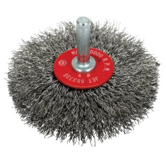 Jet 553735 ER300-12 3" x 1/4" Shaft Mounted Crimped Radial End Brush