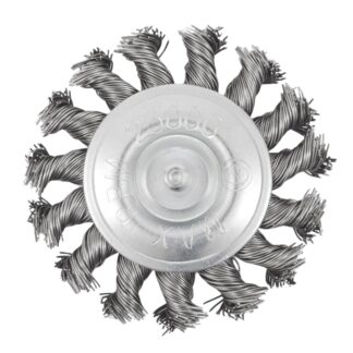 Jet 553792 EKR275-20SS 3" x 1/4" Stainless Knot Twisted Radial End Brush
