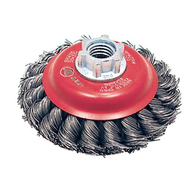 Jet 554305 4 x 5/8-11 NC Knot Twisted Conical Brush