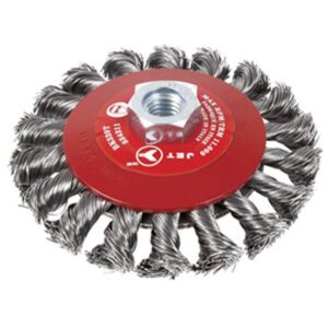 Jet 554311 5 x 5/8-11NC Knot Twisted Conical (Bevel) Brush