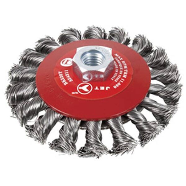 Jet 554311 5 x 5/8-11NC Knot Twisted Conical (Bevel) Brush Jet 554311 5 x 5/8-11NC Knot Twisted Conical (Bevel) Brush