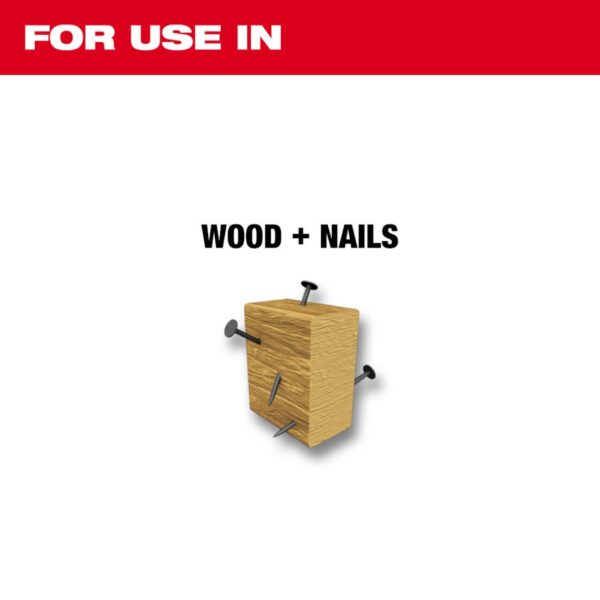 Milwaukee 48-00-5037 12" 5TPI Bi-Metal Thin Kerf SAWZALL Blade for Wood Cutting 5-Pack