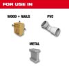 Milwaukee 48-00-5094 12" 8/12TPI Thin Kerf Bi-Metal SAWZALL Blade for Metal, Plastic and Wood 5-Pack