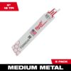 Milwaukee 48-00-5784 TORCH 6 18TPI Bi-Metal SAWZALL Blade for Demo Metal Cutting 5-Pack (1) Milwaukee 48-00-5784 TORCH 6" 18TPI Bi-Metal SAWZALL Blade for Demo Metal Cutting 5-Pack