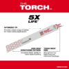 Milwaukee 48-00-5788 TORCH 9″ 18TPI Bi-Metal SAWZALL Blade for Demo Metal Cutting 5-Pack