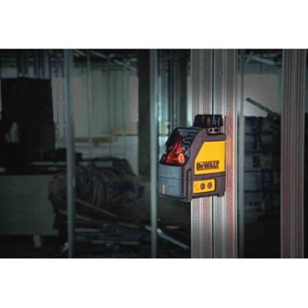 DeWalt DW088K Cross Line Laser In Use