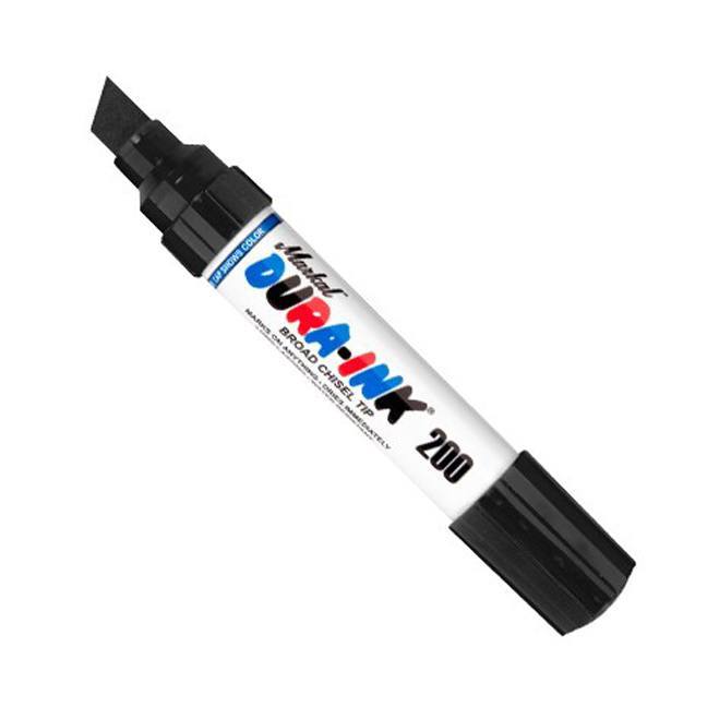 Markal 96917 Dura-Ink 200 Large Chisel Point Marker Black
