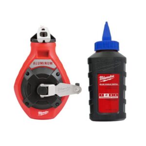 Milwaukee 48-22-3982 100ft Bold Line Chalk Reel Kit with Blue Chalk
